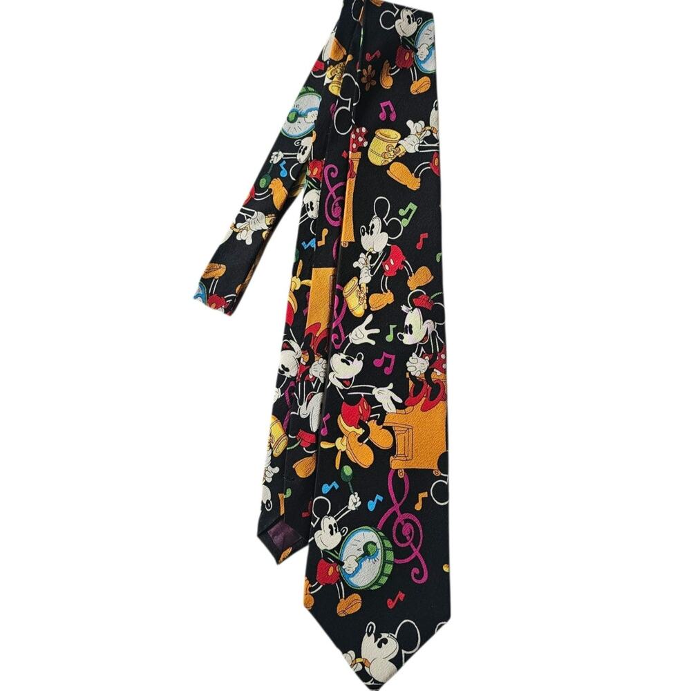 Mickey & Co. by Balancine Inc. The Tie Works Musical Mickey Mouse 100% Silk Tie